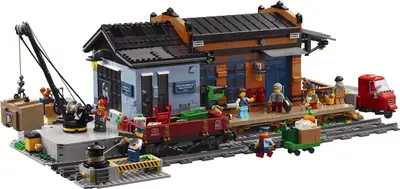 LEGO BrickLink 910072 Woodbrick Freight Depot set