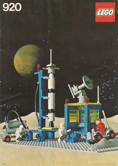 LEGO Space 920 Rocket Launch Pad set