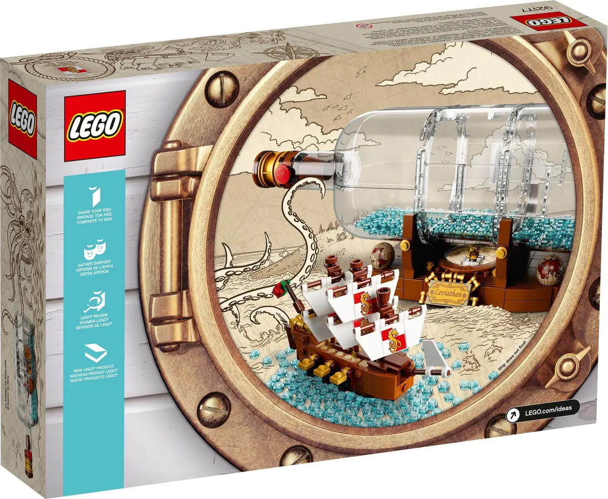 LEGO Ideas 92177 Ship in a Bottle set, image 7
