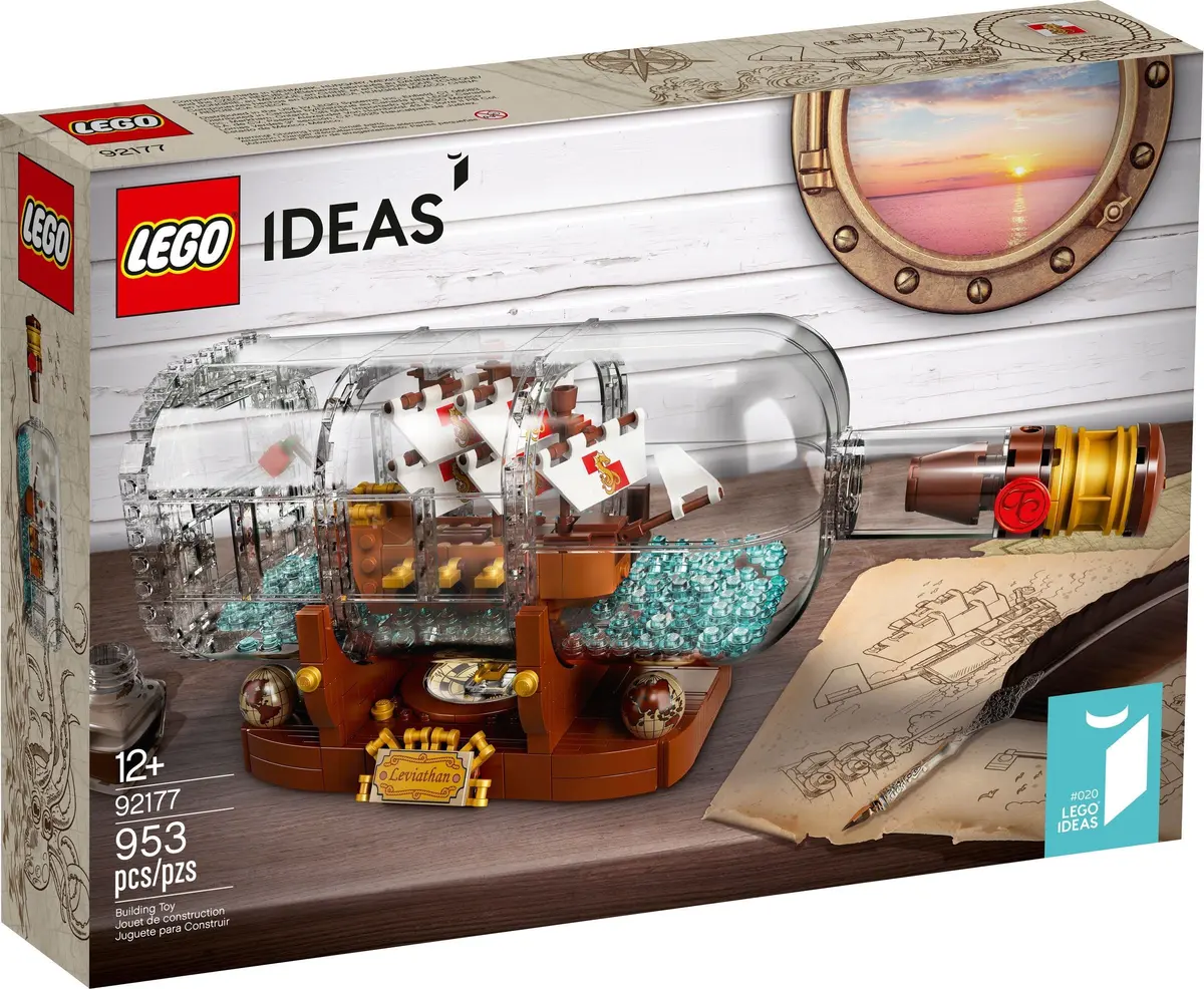 LEGO Ideas 92177 Ship in a Bottle set, image 3