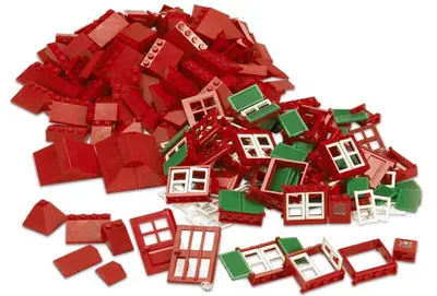 LEGO Dacta 9243 Doors, Windows and Roof Tiles set