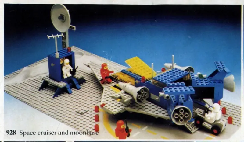 LEGO Space 928 Space Cruiser and Moonbase set, image 2