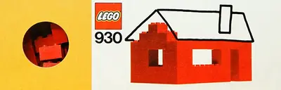 LEGO Basic 930 Red Bricks set