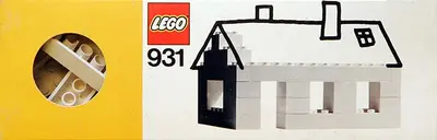 LEGO Basic 931 White Bricks set