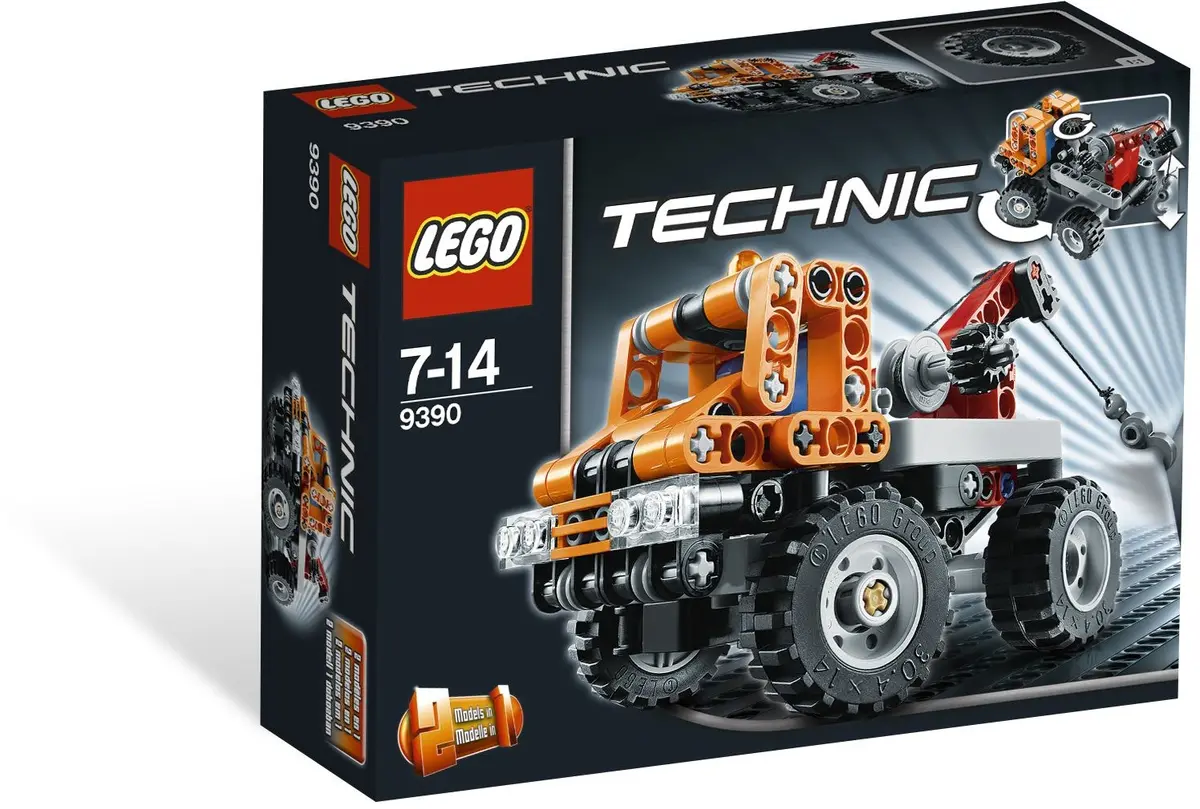 LEGO Technic 9390 Mini Tow Truck set, image 2