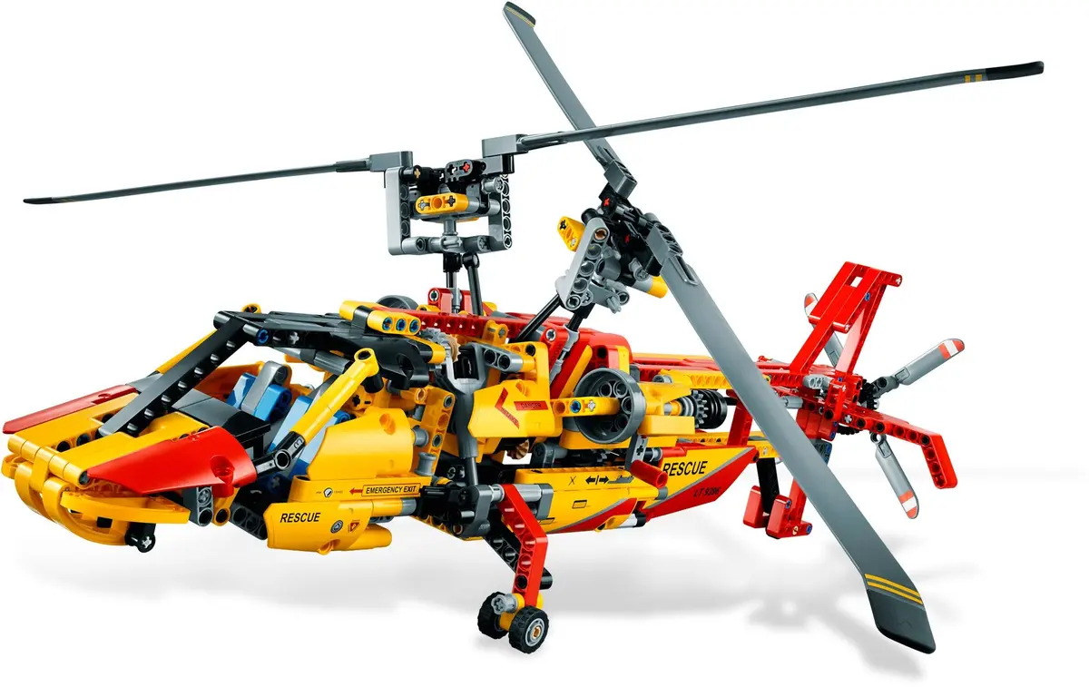 LEGO Technic 9396 Helicopter set, image 4