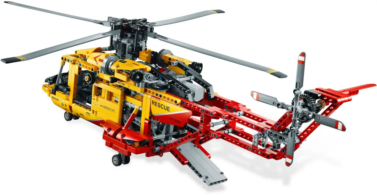 LEGO Technic 9396 Helicopter set, image 3
