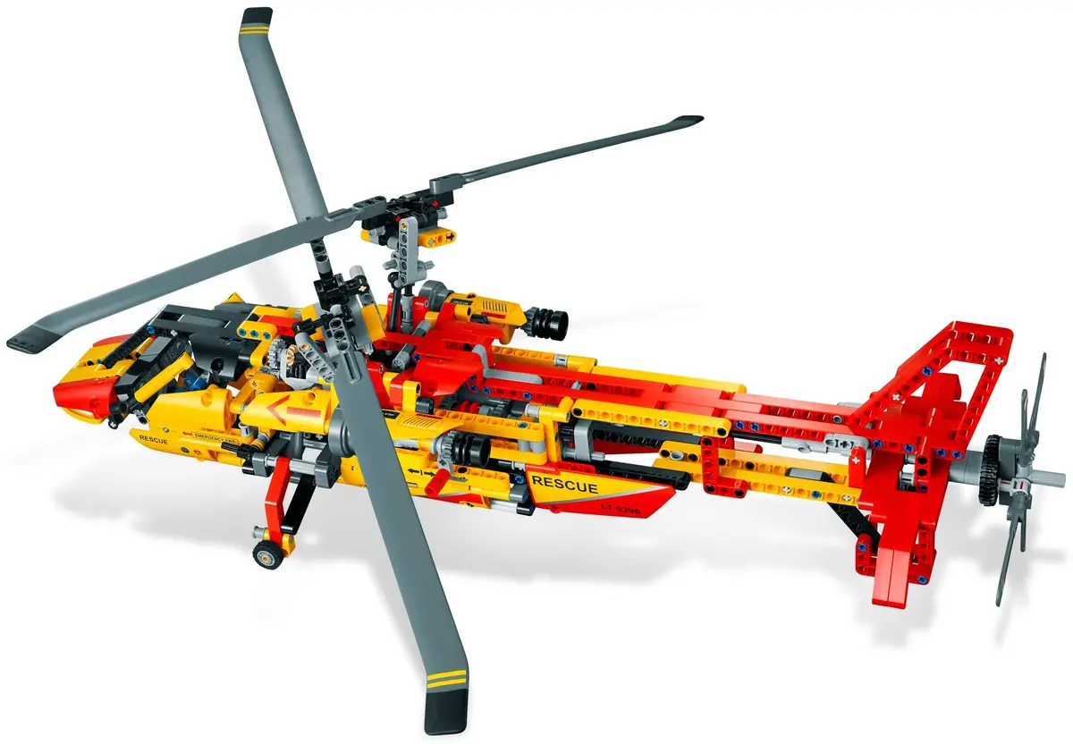 LEGO Technic 9396 Helicopter set, image 5