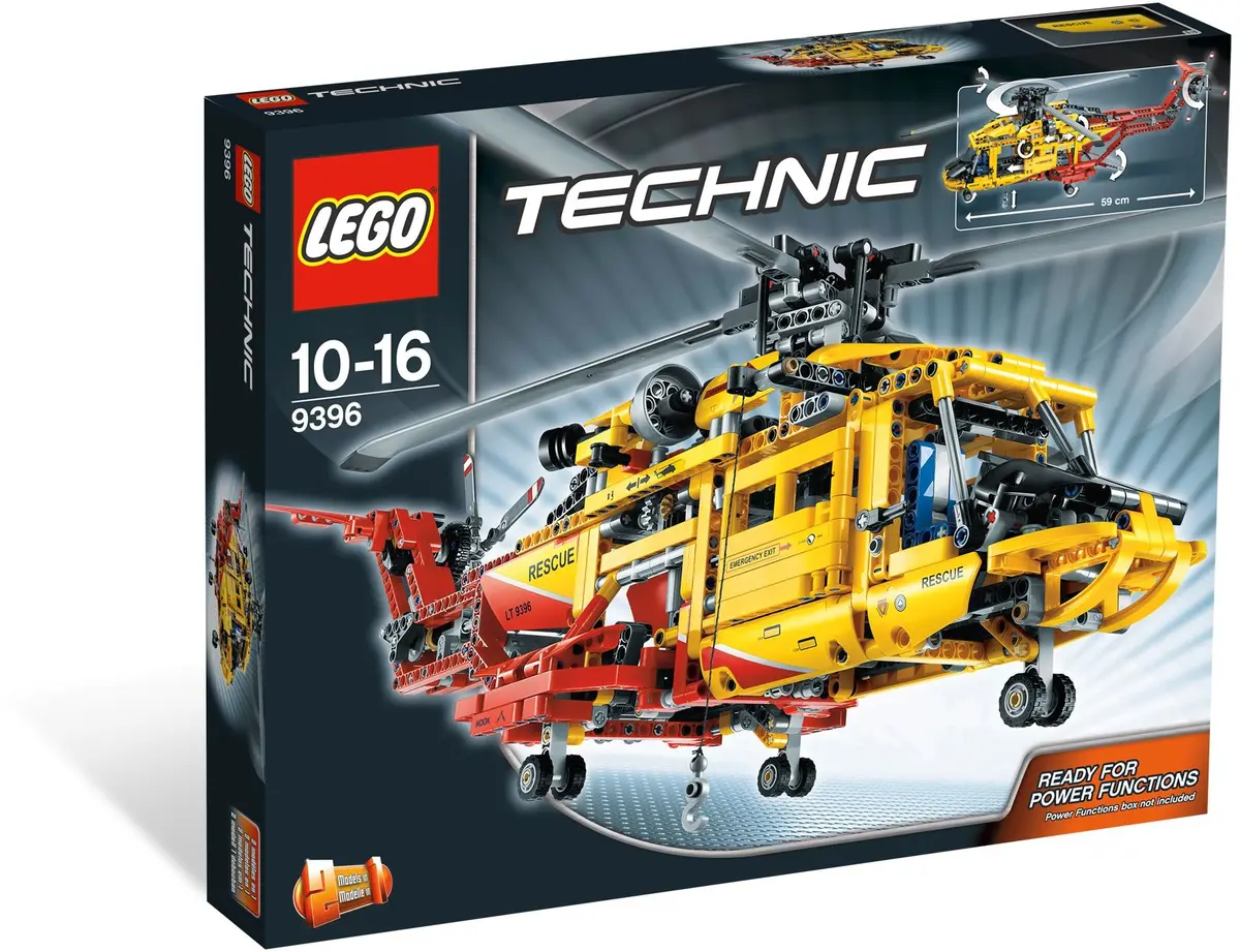 LEGO Technic 9396 Helicopter set, image 2