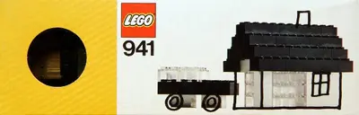 LEGO Basic 941 Black and Clear Bricks set
