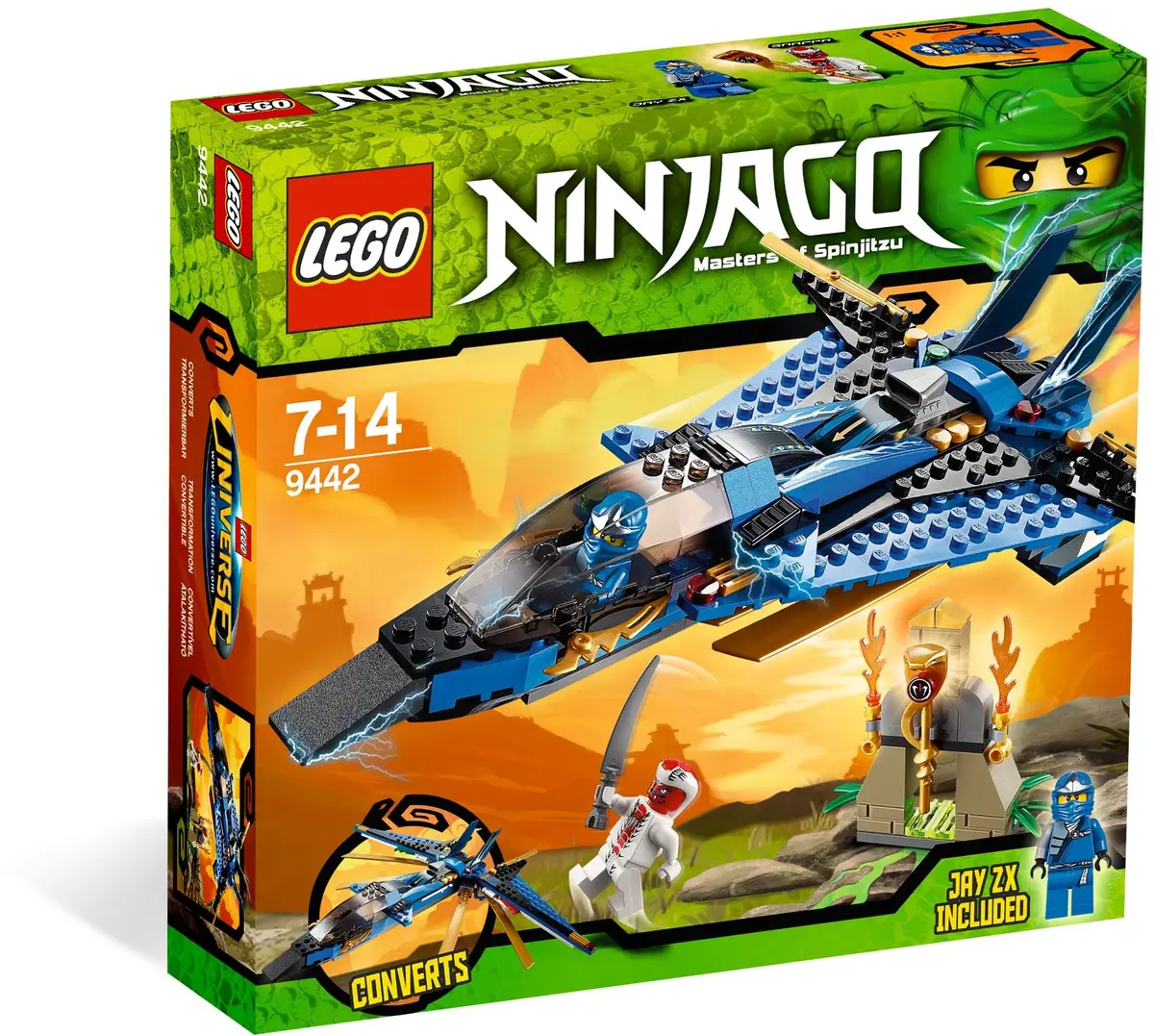 LEGO Ninjago 9442 Jay's Storm Fighter set, image 2