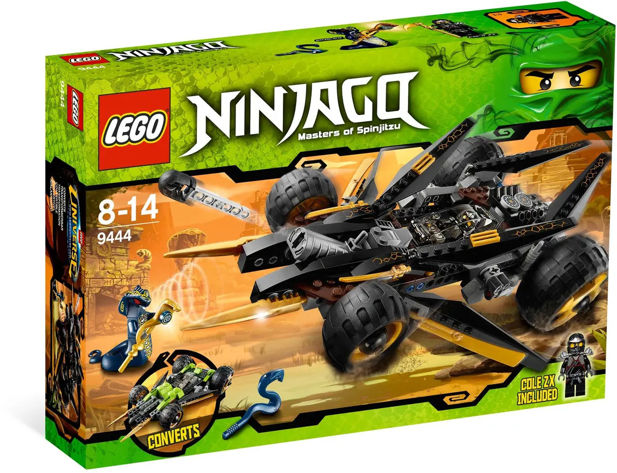 LEGO Ninjago 9444 Cole's Tread Assault set, image 2