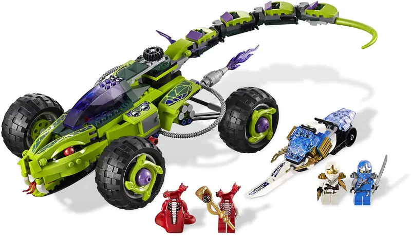 LEGO Ninjago 9445 Fangpyre Truck Ambush set