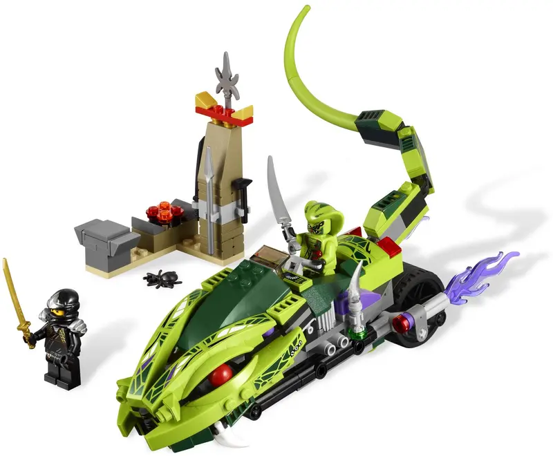 LEGO Ninjago 9447 Lasha's Bite Cycle set