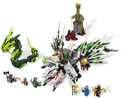 LEGO Ninjago 9450 Epic Dragon Battle set