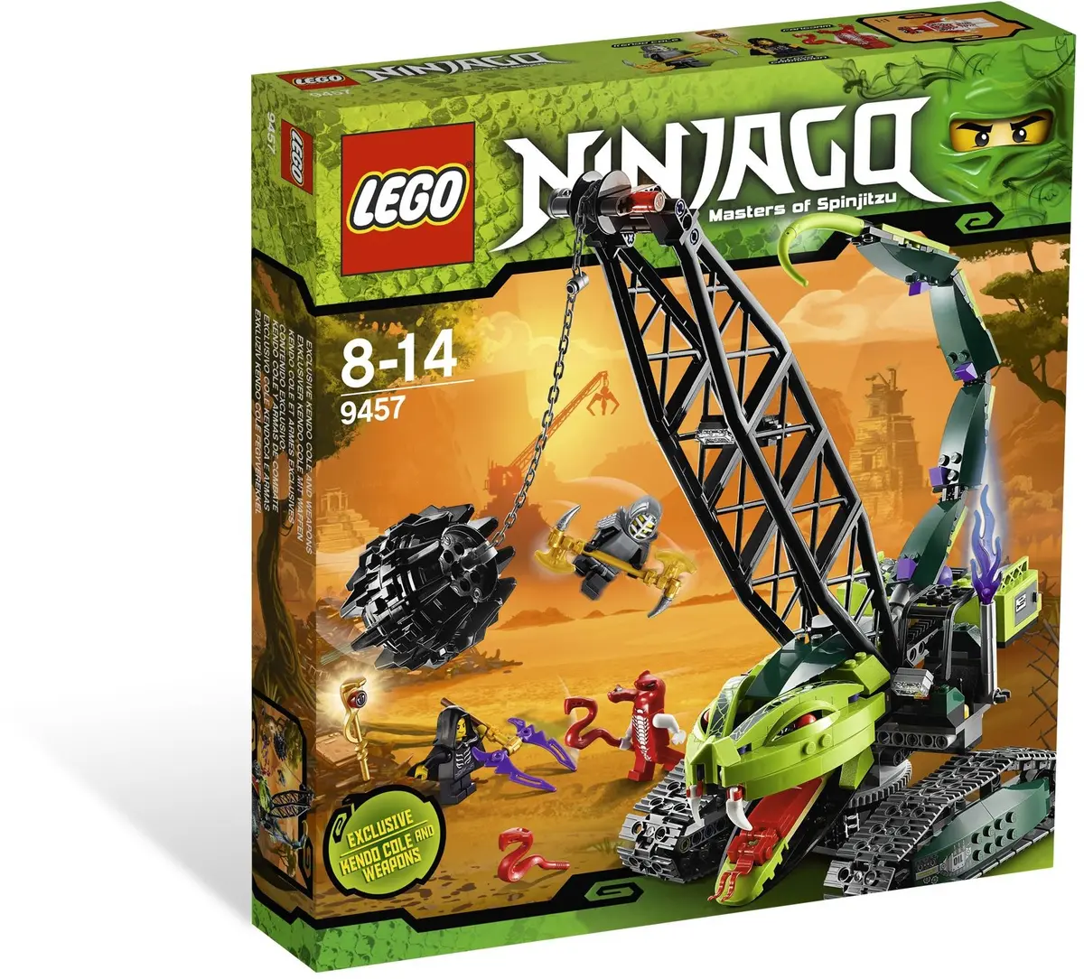 LEGO Ninjago 9457 Fangpyre Wrecking Ball set, image 2