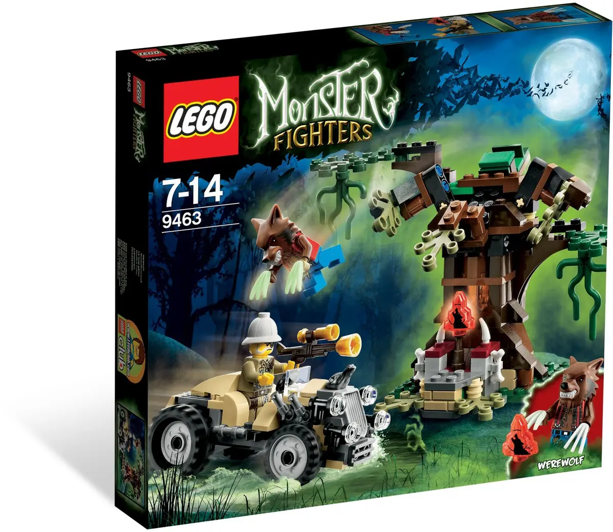 LEGO Monster Fighters 9463 The Werewolf set, image 2