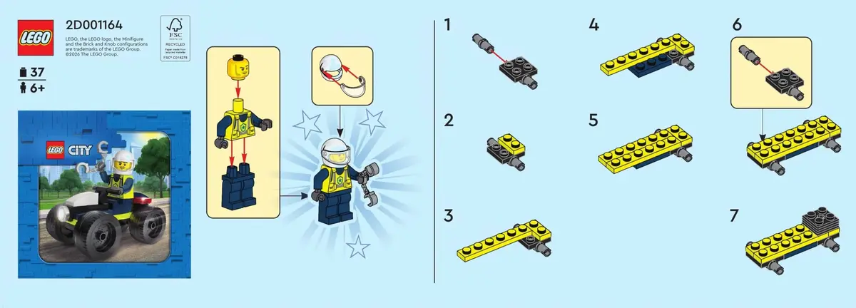LEGO City 951440 Police Buggy set, image 2