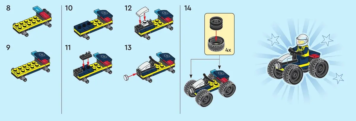 LEGO City 951440 Police Buggy set, image 3