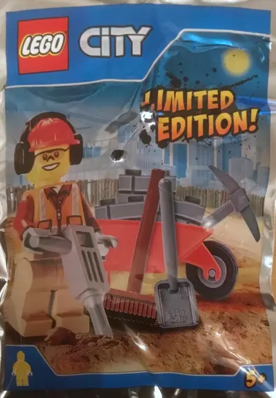 LEGO City 951702 Workman and wheelbarrow set