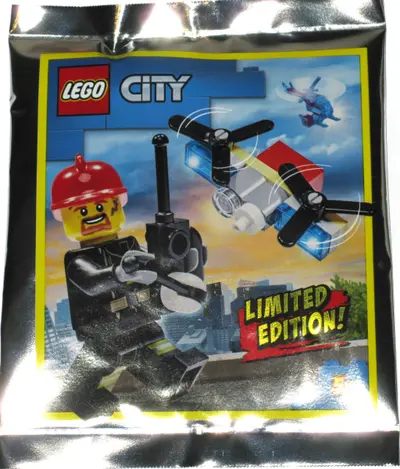 LEGO City 952002 Fireman and Drone set