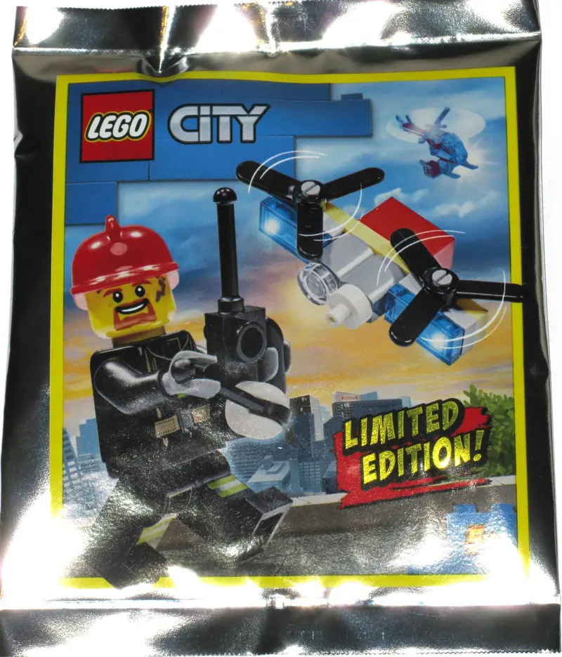 LEGO City 952002 Fireman and Drone set