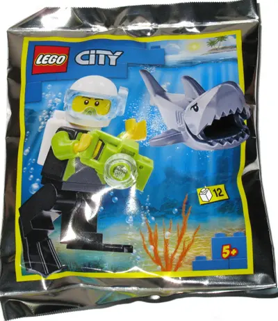 LEGO City 952019 Scuba Diver and Shark set