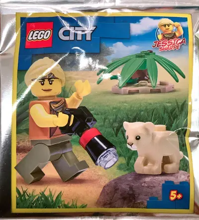 LEGO City 952112 Jessica Sharpe and Lion Cub set