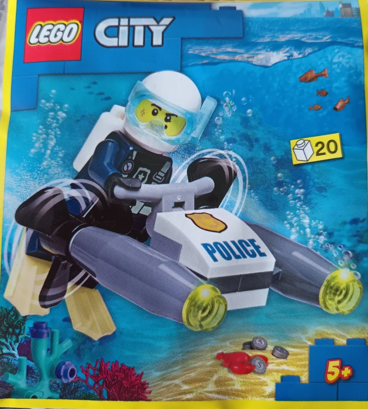LEGO City 952208 Carl Confidential's Diving Scooter set