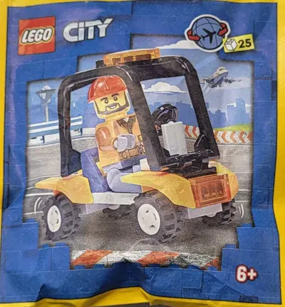 LEGO City 952306 Airport Worker with Service Car set