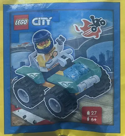 LEGO City 952308 Stuntman with Quad Bike set
