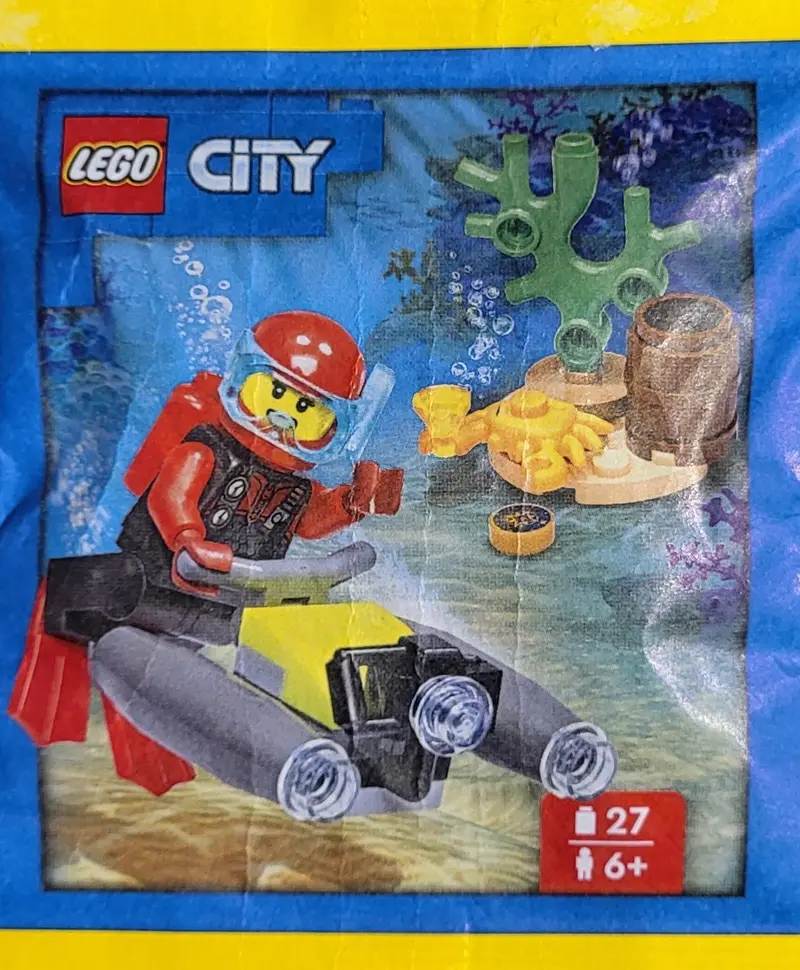 LEGO City 952311 Diver with Underwater Scooter set