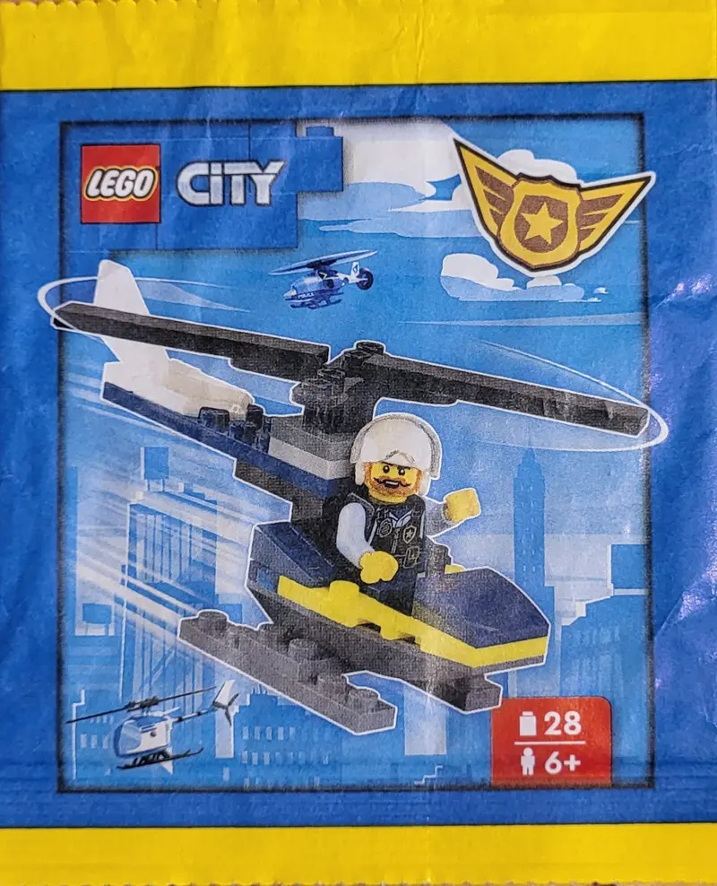 LEGO City 952402 Policeman with Helicopter set
