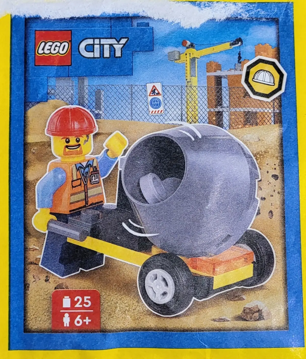 LEGO City 952403 Builder with Cement Mixer set