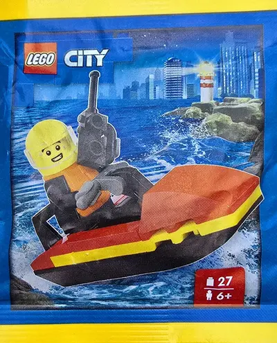 LEGO City 952505 Fireman with Water Scooter set