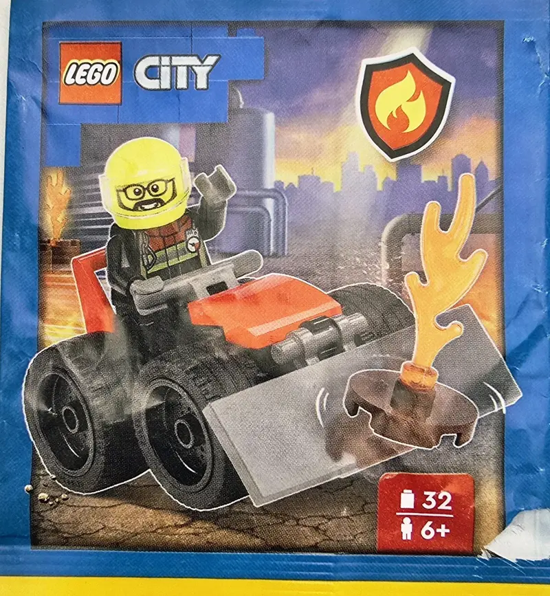 LEGO City 952506 Firefighter with Bulldozer set