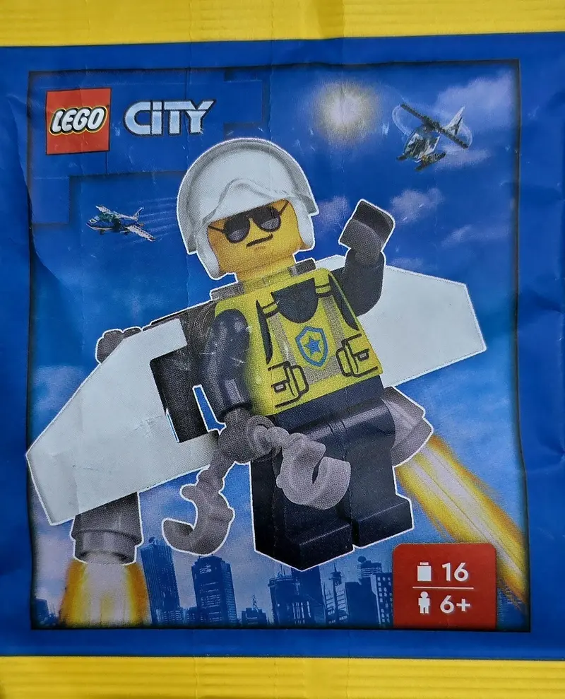 LEGO City 952507 Police Officer with Jet Pack set