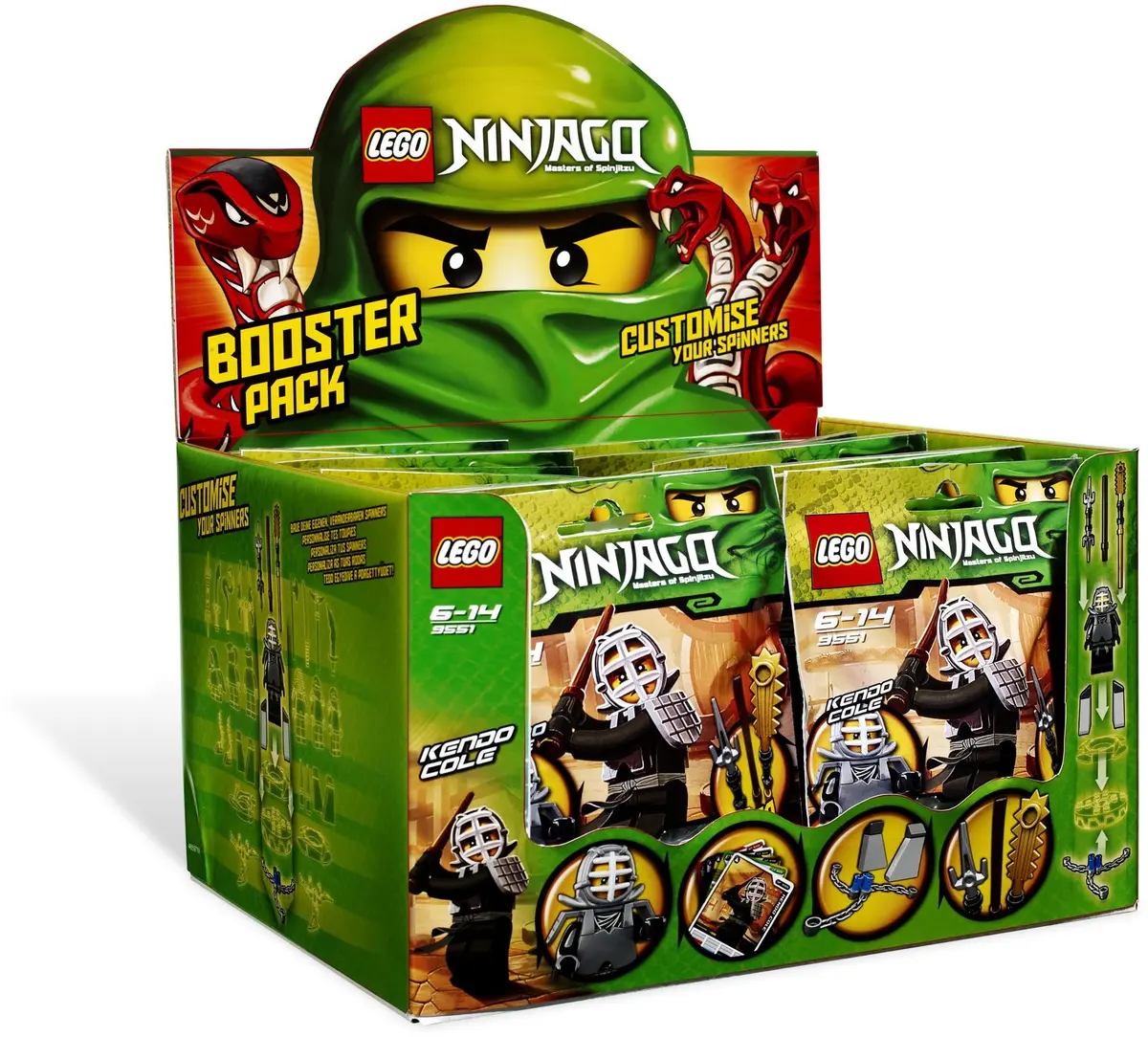 LEGO Ninjago 9551 Kendo Cole set, image 2