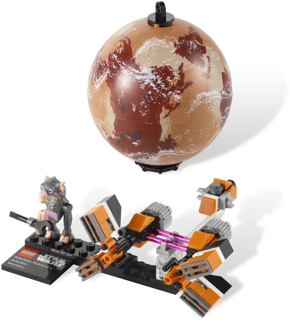 LEGO Star Wars 9675 Sebulba's Podracer & Tatooine set