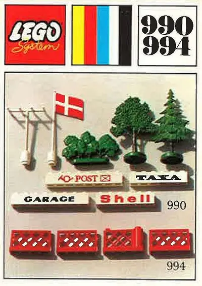 LEGO System 994 LEGO fences with garden gates set, image 2