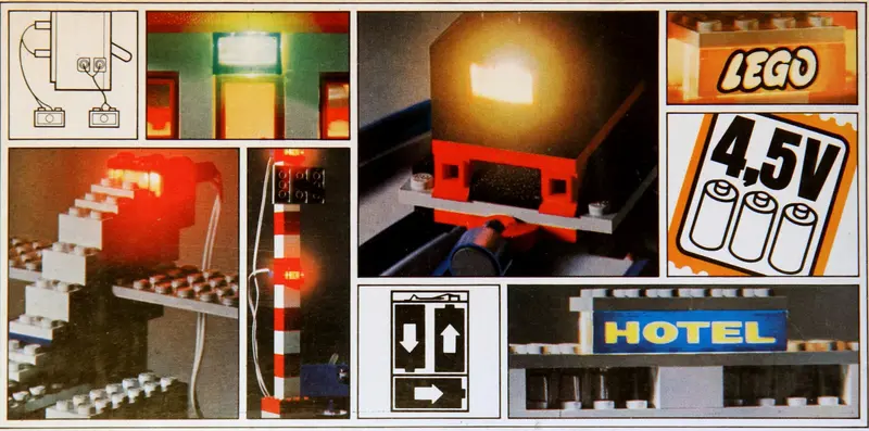 LEGO System 995 Lighting Bricks with Color Filters set