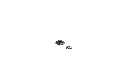 LEGO Bulk Bricks BAG4 1x1 Stud Dark Grey set