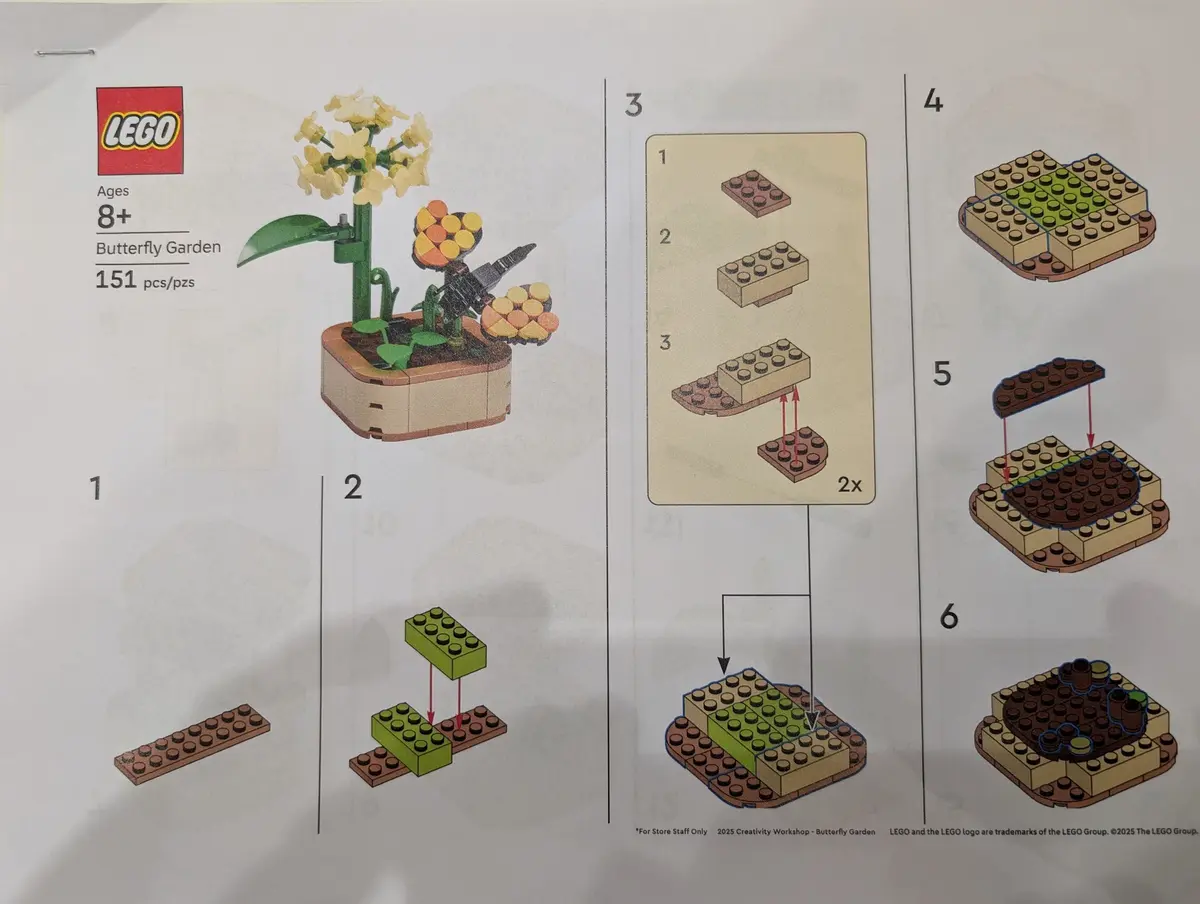 LEGO Promotional BGARDEN Butterfly Garden set, image 7