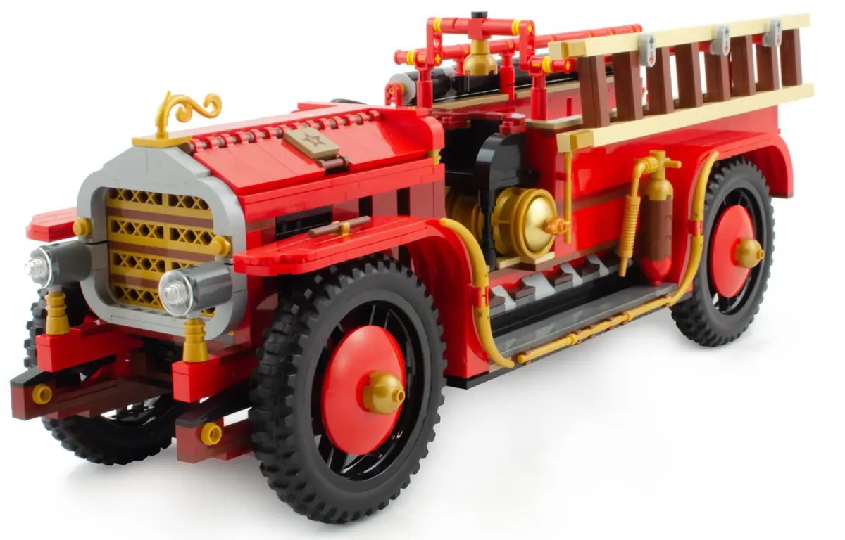 LEGO BrickLink BL19002 Antique Fire Engine set