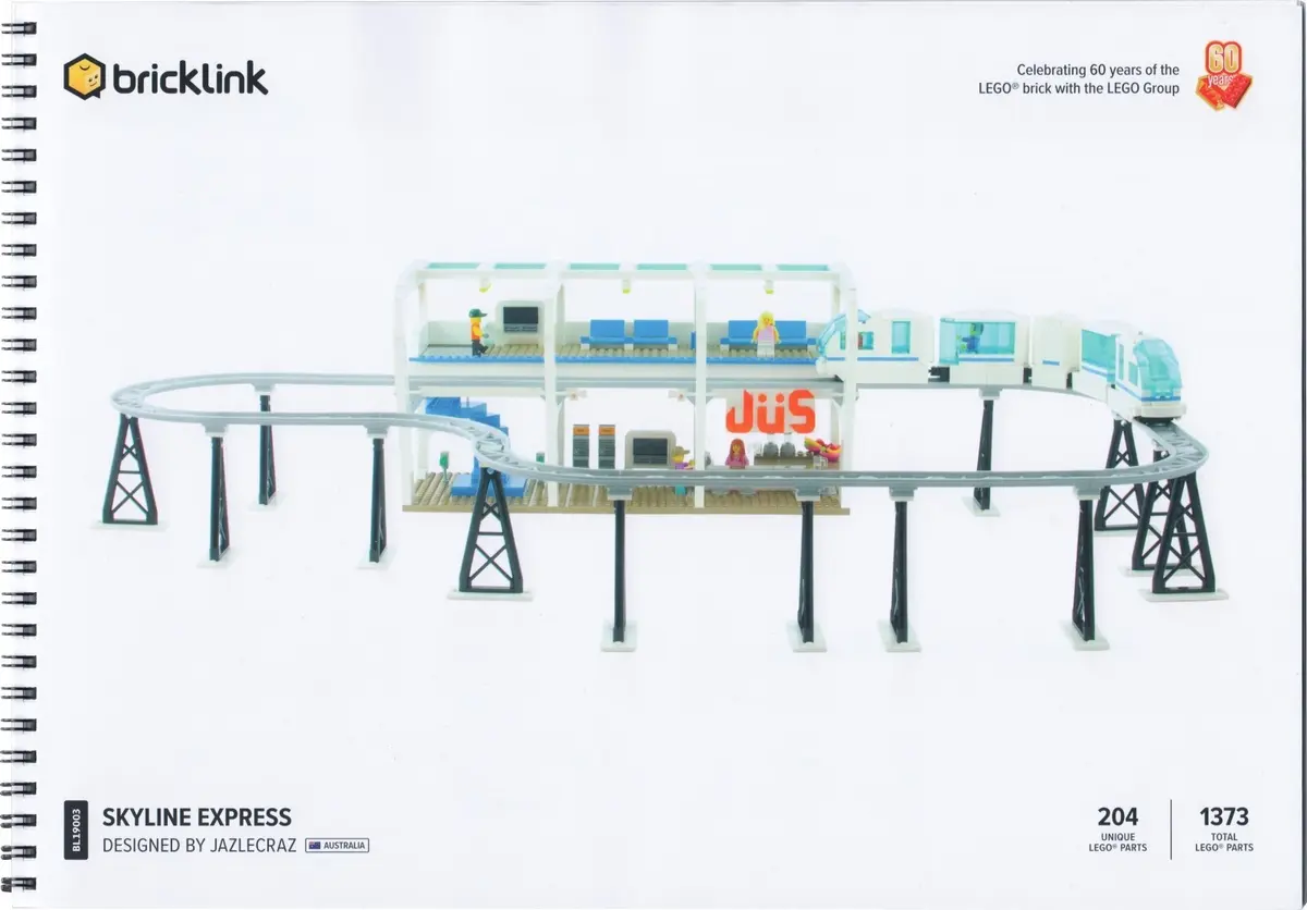 LEGO BrickLink BL19003 Skyline Express set, image 2