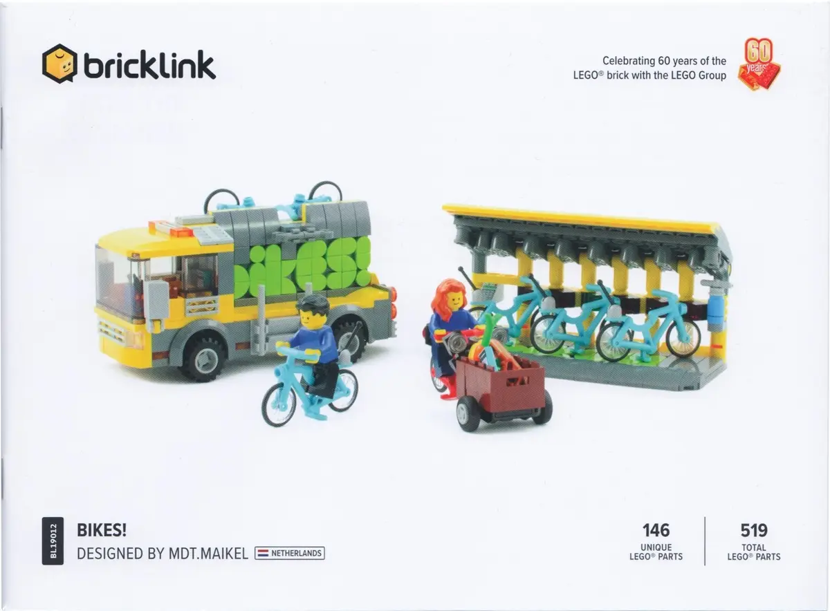 LEGO BrickLink BL19012 Bikes! set, image 2
