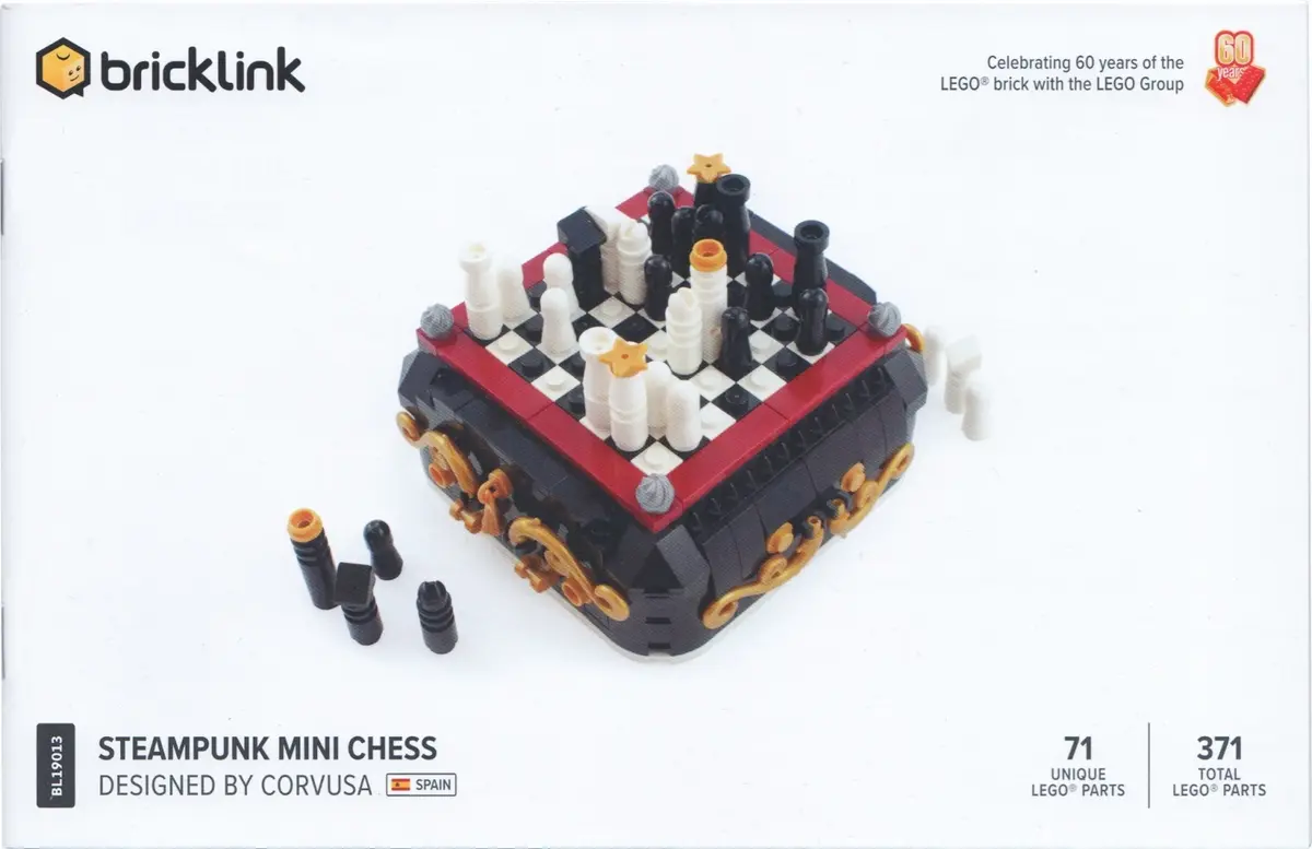 LEGO BrickLink BL19013 Steampunk Mini Chess set, image 3