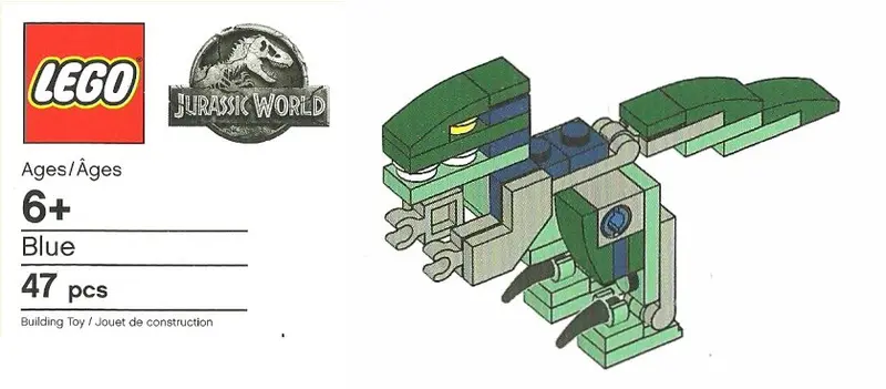 LEGO Jurassic World BLUE Blue set