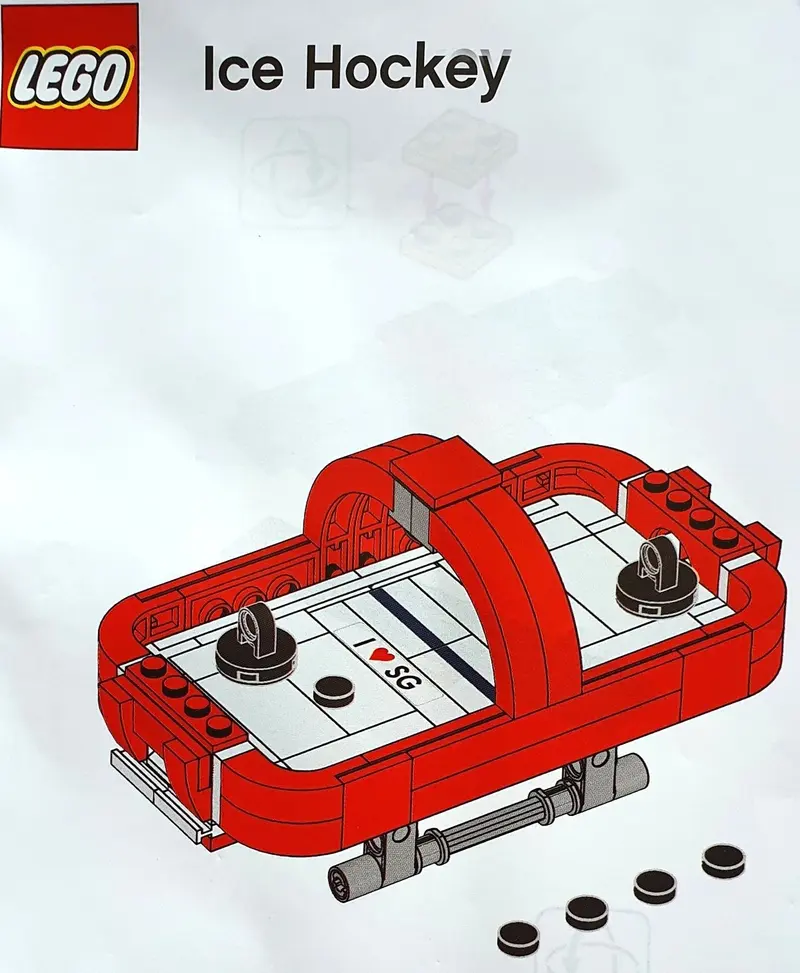 LEGO Promotional BRICKSWORLD3 Ice Hockey set