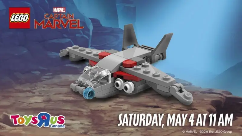 LEGO Marvel Super Heroes CAPTAINMARVEL Mini Captain Marvel Ship set
